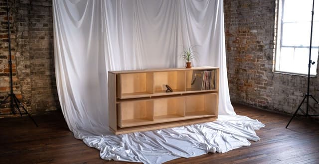 Float Record Shelves